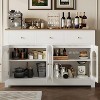 Coucheta 55 Inch Modern Acrylic Sideboard Buffet Cabinet with Drawers,Kitchen Storage for Dining Room - 4 of 4