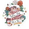 Boy's Alice in Wonderland Cheshire Tattoo We Are All Mad Here T-Shirt - 2 of 4