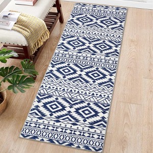 Area Rug Washable Rug Indoor Soft Rugs for Living Room Non Slip Accent Carpet - 1 of 4