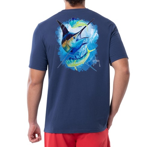 Men's Short Sleeve Scribble Performance Fishing Shirt – Guy Harvey