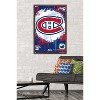 Trends International NHL Montreal Canadiens - Maximalist Logo 23 Framed Wall Poster Prints - 2 of 4