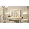 Keonjinn Large LED Vanity Makeup Mirror with LED Bulb Lights, Hollywood Makeup Mirror - 3 of 4