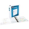 Avery Economy Showcase View 3 Ring Binder, 2 Inch Slant Rings, 1 White Binder (19701) - 2 of 4