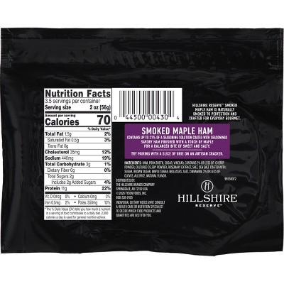 Hillshire Farms Reserve Maple Glazed Ham - 7oz
