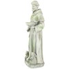 Northlight 23.5" Saint Francis of Assisi Bird Feeder Outdoor Patio Garden Statue - Gray - 4 of 4