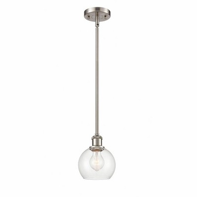 Athens - 1 Light Mini Pendant In Industrial Style-7.88 Inches Tall and 6 Inches Wide
