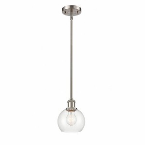 Athens - 1 Light Mini Pendant In Industrial Style-7.88 Inches Tall and 6 Inches Wide - 1 of 1