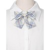 INSPIRE CHIC Women's Plaid Uniform Pre-tied Knot Cute Stylish Colorful Bow Ties - 4 of 4