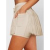 Clotth Women's High Waisted Pleated Skirt Athletic Skorts, Ruffle Tennis Skirts Golf Sports, Running Skorts With Shorts Pockets - 2 of 4