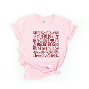 Simply Sage Market Women's Valentine Collage Short Sleeve Graphic Tee - 1 of 4