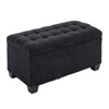 TUYOHW Storage Ottoman Bench with Legs, 16 x 30 x 16.1 Inches Bed Bench for Living Room, Bedroom and Entryway - 2 of 4