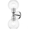 Livex Lighting Downtown 2 - Light Vanity in  Polished Chrome - 3 of 4