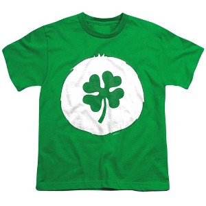 Care Bears Good Luck Belly Kids T Shirt For Youth  Kelly Green  Medium - 1 of 4