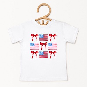 The Juniper Shop Coquette Flags Chart Toddler Short Sleeve Tee - 1 of 2