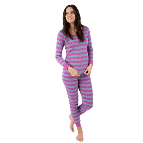 Leveret Womens Two Piece Boho Solid Color Thermal Pajamas : Target