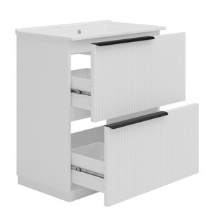 Dexmalle 30" Bathroom Vanity with Full-Extension Drawers - 1 of 4