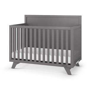 Child Craft SOHO Flat Top 4-in-1 Convertible Crib, Converts to Day Bed, Toddler Bed and Full Size Bed, 3 Mattress Positions, Baby Safe Finish - 1 of 4