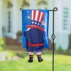 Uncle Sam Gnome Kickin Garden Flag - 4 of 4