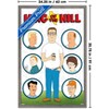 Trends International King of the Hill (1997) - Neighbors of Arlen Grid Framed Wall Poster Prints - 3 of 4
