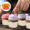 Unique Bargains Greaseproof Party Single-sided Aluminum Foil Cupcake Liners 50 Pcs - 4 of 4
