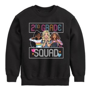 Boys' - Barbie - Back To School Graphic Long Sleeve Fleece Sweatshirt - 1 of 4