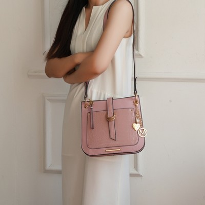 MKF Collection Kiltienne Crossbody Bag Everyday accessory Vegan leather by Mia K - Rose — фото 2