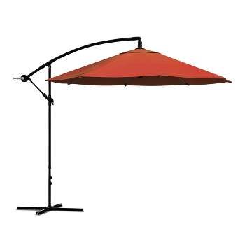 Nature Spring Offset Patio Umbrella - 10', Orange