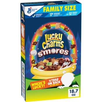 Chocolate Lucky Charms Cereal with Haunted Marshmallows, Halloween