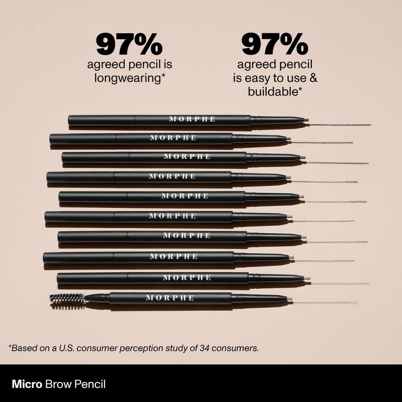 Morphe Micro Brow Pencil - 0.16oz - Ulta Beauty, 4 of 6