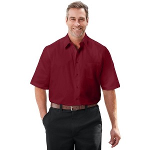 KingSize Tall Wrinkle-Free Short-Sleeve Dress Shirt - 1 of 4