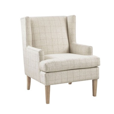 NicBex Polyester Accent Chair,Upholstered Living Room Chairs with High Backrest and Wooden Legs,Modren Armchair,Accent Chairs for Living Room