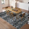 Modern Area Rugs Non-Slip Abstract Print Floor Mats, Non-Shedding Contemporary Accent Rugs, Soft Low Pile Indoor Carpet - 3 of 4