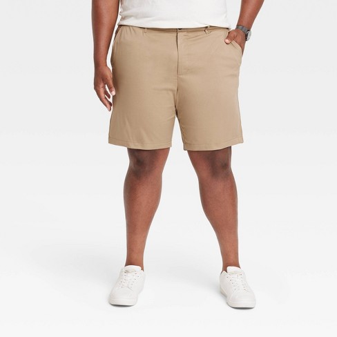 Men's Flat-Front Twill Shorts 9, Men's Clearance