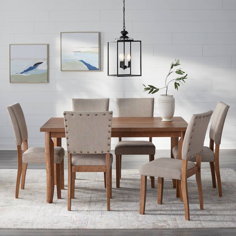 Set Of 2 Provence Dining Chairs Driftwood - Buylateral, 4 of 5