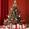 GAOMON Set of 3 Christmas Lighted Gift Boxes, Pre-Lit Gift Present Boxes with Ribbons and Bows, Xmas Ornaments - 4 of 4