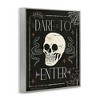 Stupell Industries Dare To Enter Phrase Black Framed Giclee Art - 3 of 4