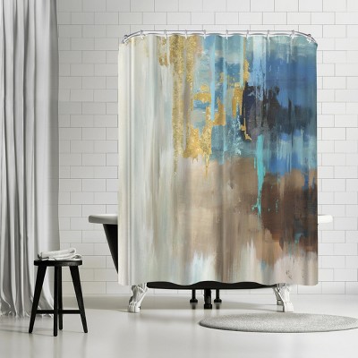 Americanflat Flurry by Pi Creative Art 71" x 74" Shower Curtain