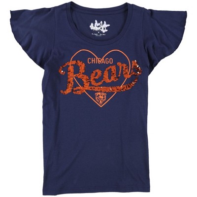 Touch by G-III Womens Chicago Bears Embellished T-Shirt