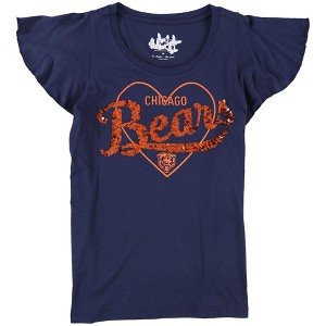 Touch by G-III Womens Chicago Bears Embellished T-Shirt - 1 of 2