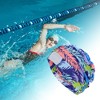 Unique Bargains Nylon Pleated Style Swimming Cap 1Pc - 2 of 4