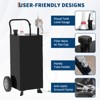Fuel Caddy, Fuel Transfer Tank with Pump, Gas Storage Tank, Gasoline Diesel Fuel Container for Cars, Lawn Mowers, ATVs, Boats - 3 of 4