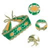 Unique Bargains Women's Cute Hollow Lace Up Knitted Crochet Headwrap 21.26"x3.15" Green 1 Pc - 2 of 4