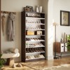 Aheaplus 9-Tier Wood Shoe Storage Cabinet (Holds 40-45 Pairs) - 3 of 4