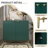 CLIHOME 15.75-in W x 32.87-in H MDF Freestanding Utility Storage Cabinet with Ajustable Foot Pad - 4 of 4
