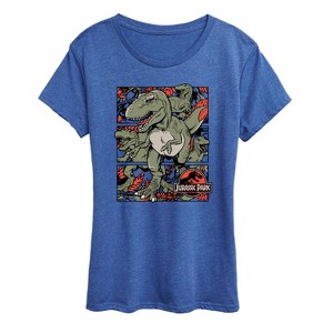 Women's - Jurassic Park - Dino Boxes Short Sleeve Graphic T-Shirt - 1 of 4