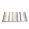 Saturday Knight Ltd Stripe Fade Soft With Squares Pattern Sculpted Bath Rug - 20x30", Silver - 2 of 4