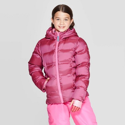 pink champion puffer jacket