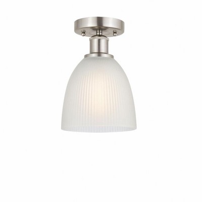 Castile - 1 Light Semi-Flush Mount In Industrial Style-9.75 Inches Tall and 6 Inches Wide