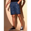 INSPIRE CHIC Men's Metallic Above Knee Clubwear Sparkly Sequins Shorts - 2 of 4