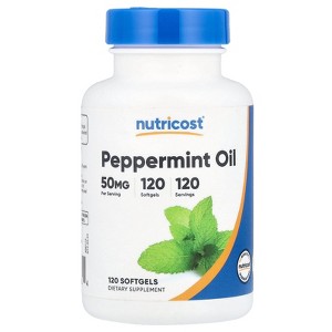 Nutricost Peppermint Oil, 50 mg, 120 Softgels - 1 of 2